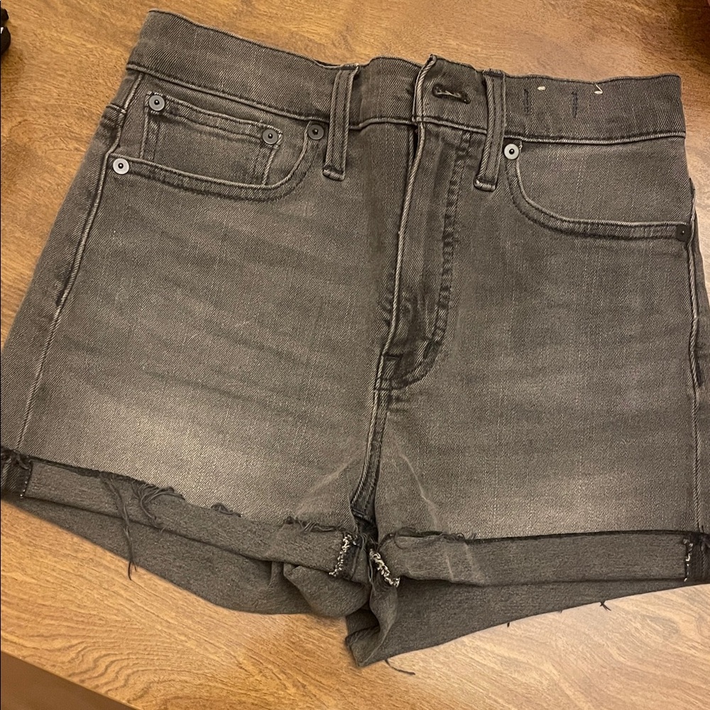Madewell High Rise Jean Shorts